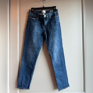 Frame Denim Dark Blue Skinny Jeans